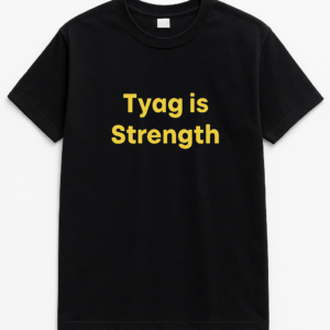 Tyag Is Strength – Premium Spiritual Power T-Shirt